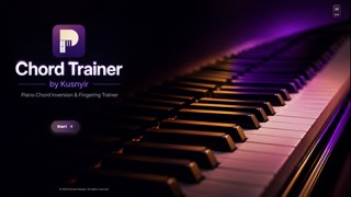 Chord Trainer start screen